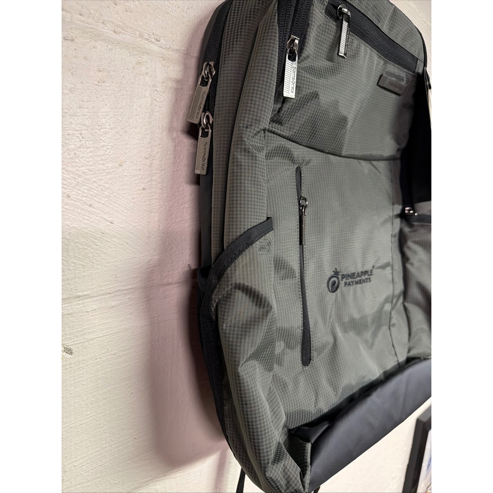 Samsonite Tectonic Cross Fire Backpack Olive Green Brand New with Tags - Picture 6 of 14